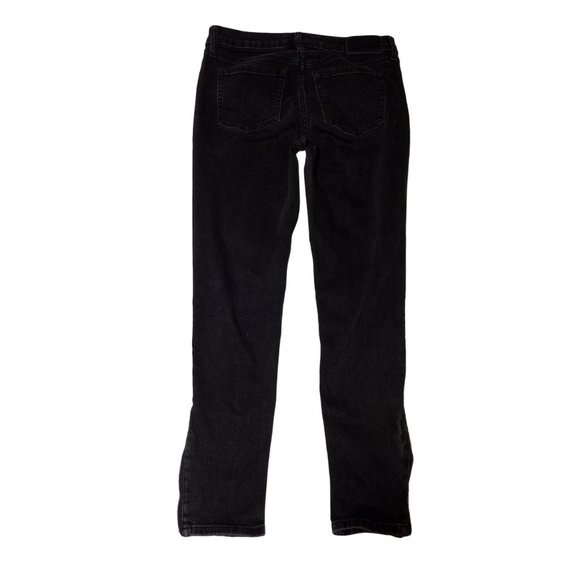 Lauren Ralph Lauren Women's Black Ankle Zip Jeans Size 4 - Picture 4 of 9